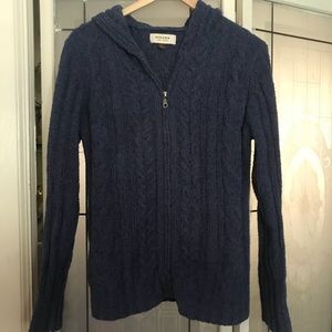 Zipper Hooded Sweater